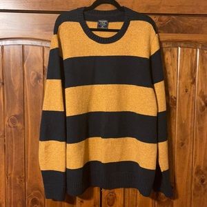 Abercrombie and Fitch big stripe sweater. XXL